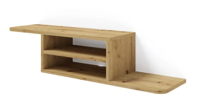 Półka pod telewizor wisząca Dedal 90cm, dąb artisan