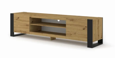 Szafka RTV loftowa Mondi 188cm, dąb artisan