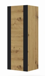 Witryna wisząca pełna MONDI 125cm, dąb artisan