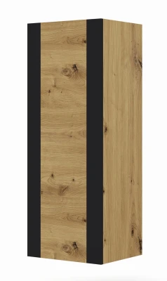 Witryna wisząca pełna MONDI 125cm, dąb artisan
