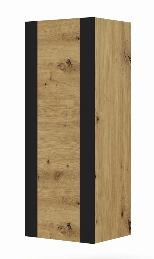 Witryna wisząca pełna MONDI 125cm, dąb artisan