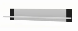 Półka wisząca MONDI 125cm, biały mat