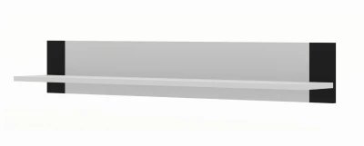Półka wisząca MONDI 125cm, biały mat