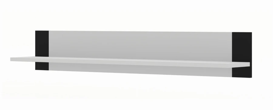 Półka wisząca MONDI 125cm, biały mat