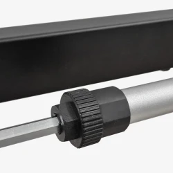 Łącznik teleskopowy mechanizmu napędu biurka BIMOTION, detal konstrukcji.