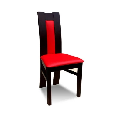 Krzesło drewniane K41 czerwone - nogi wenge