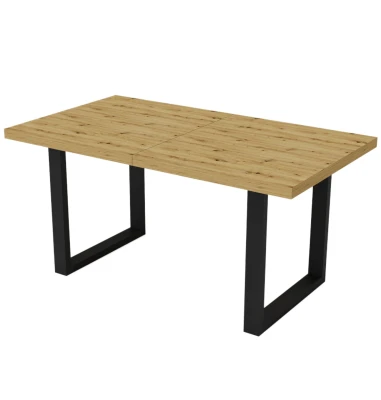 Stół rozkładany loftowy prostokątny 140/240 S55-L METAL dąb artisan